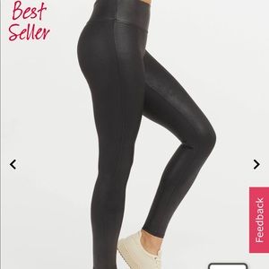SPANX faux Leather Leggings